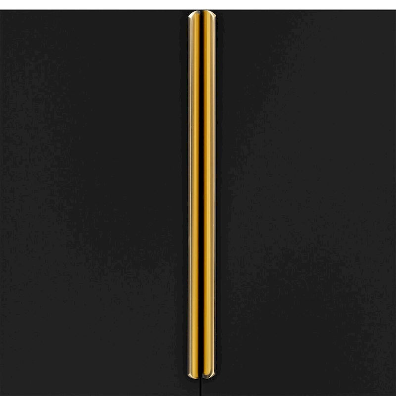 Modern Glossy Finish Light Luxury Storage Cabinet and Adjustable Shelves