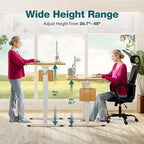 Electric Height Adjustable Standing Desk,Sit to Stand Computer Desk