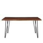 Ardor 60 Live Edge Acacia Wood Rectangular Dining Table