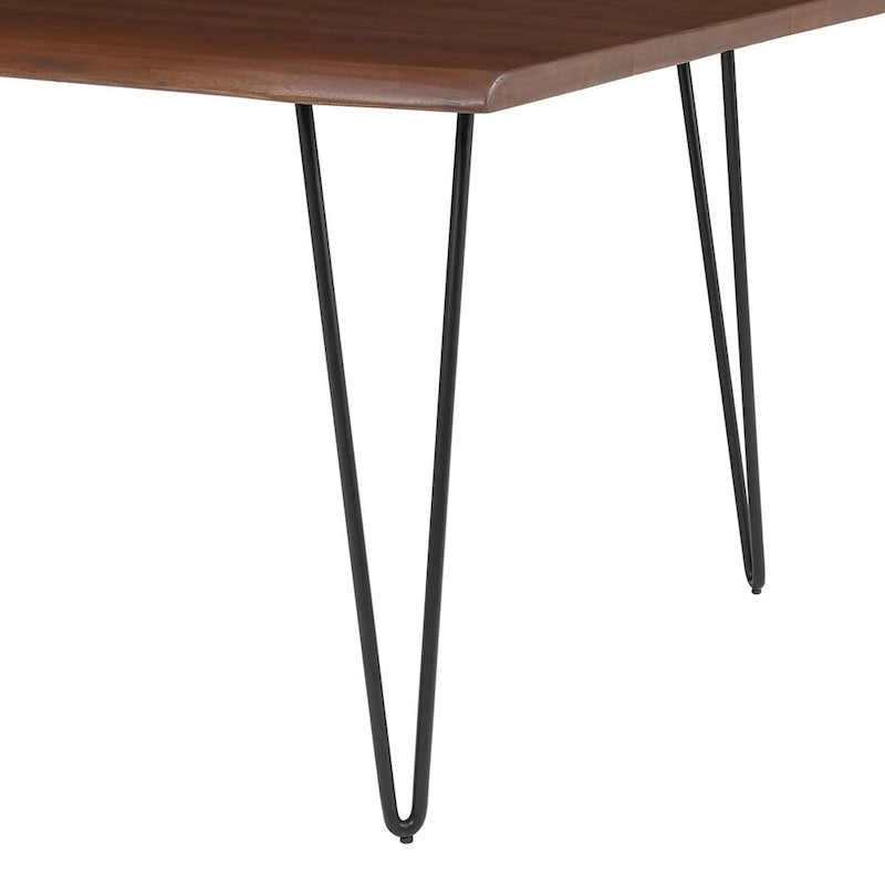 Ardor 60 Live Edge Acacia Wood Rectangular Dining Table