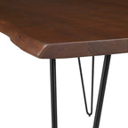 Ardor 60 Live Edge Acacia Wood Rectangular Dining Table