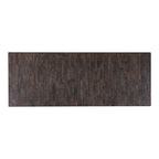 Farmhouse Two Tone Distressed White & Wood Trestle Table