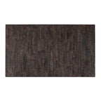 Farmhouse Two Tone Distressed White & Wood Trestle Table