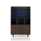 Furniture of America Mellix Contemporary Brown Multi-Storage Buffet
