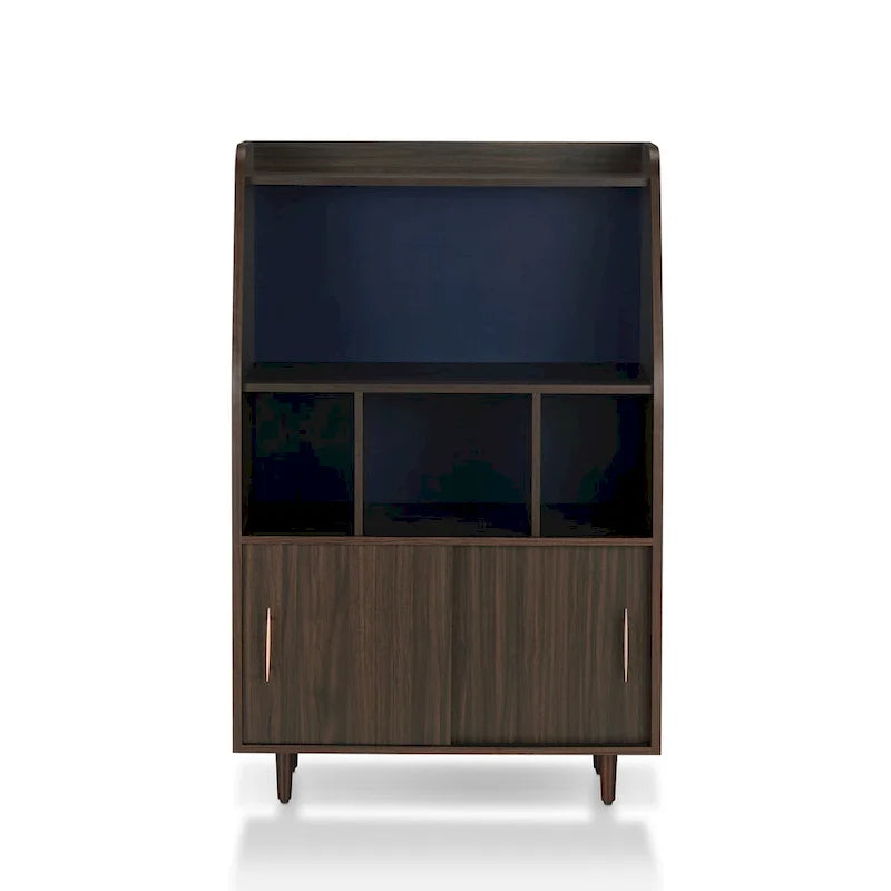 Furniture of America Mellix Contemporary Brown Multi-Storage Buffet