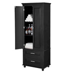 Tall Storage Cabinet with Drawers for Bathroom/Office