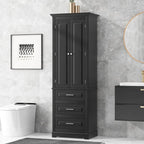 Tall Storage Cabinet with Drawers for Bathroom/Office