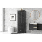Tall Storage Cabinet with Drawers for Bathroom/Office