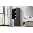 Tall Storage Cabinet with Drawers for Bathroom/Office