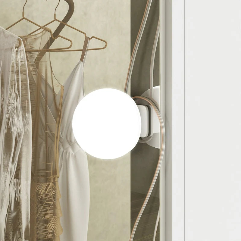 3-Mirror Vanity Table Stylish 9-Drawer Makeup Organizer Dressing Desk