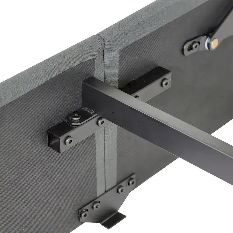 Full Size Bed Frame with Gas Lift Storage Bed and USB Ports