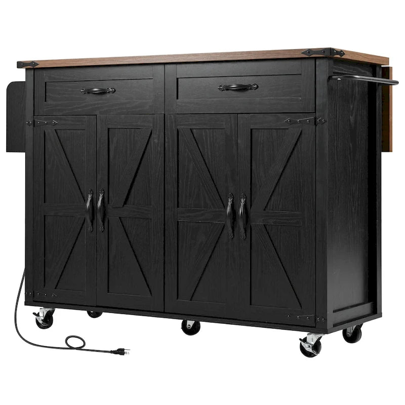 Rolling Kitchen Cart on Wheels
