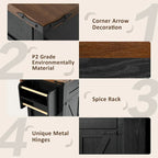 Rolling Kitchen Cart on Wheels