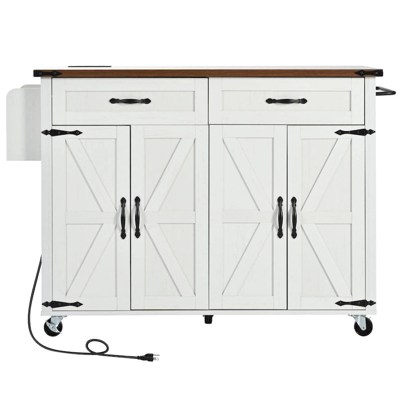 Rolling Kitchen Cart on Wheels