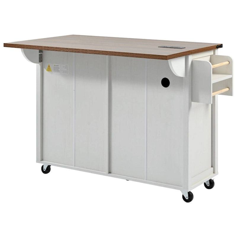 Rolling Kitchen Cart on Wheels