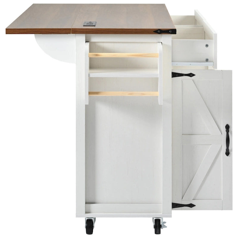 Rolling Kitchen Cart on Wheels
