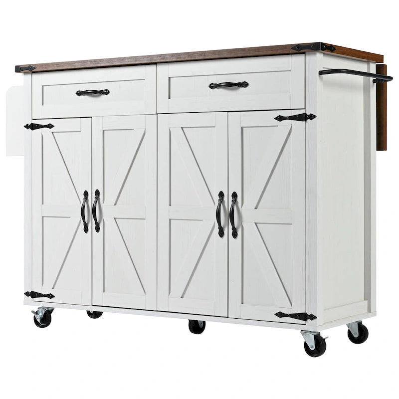 Rolling Kitchen Cart on Wheels