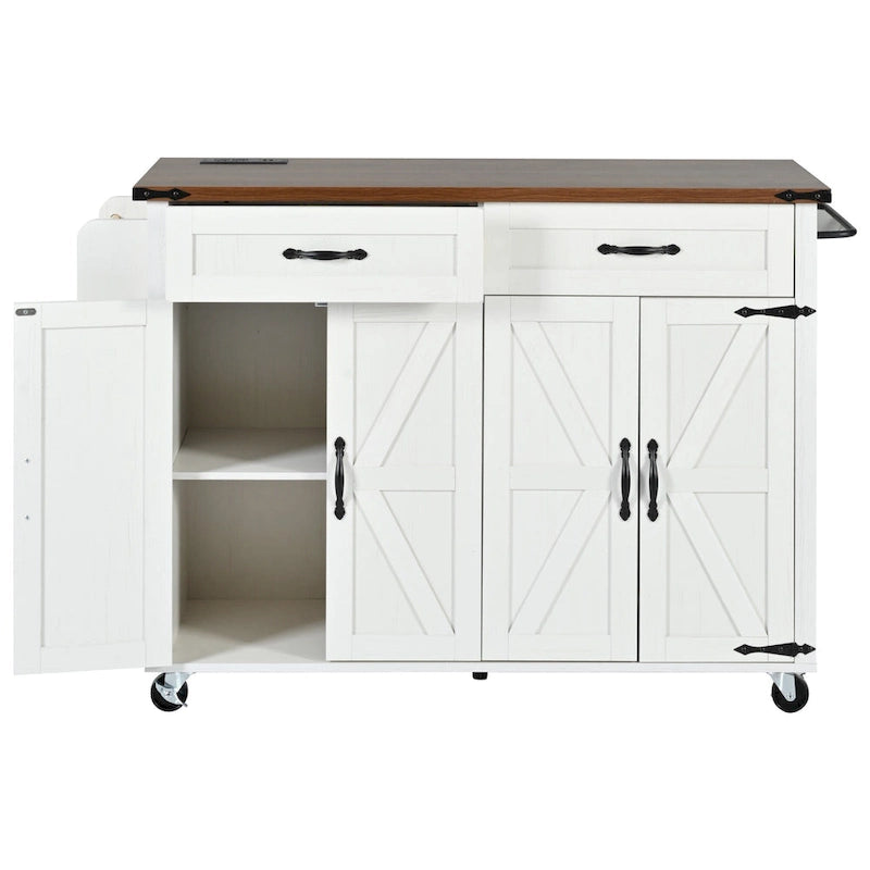 Rolling Kitchen Cart on Wheels
