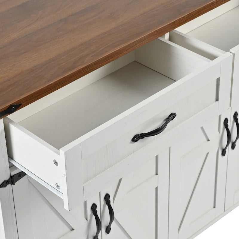 Rolling Kitchen Cart on Wheels