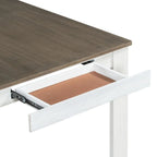 7 PCS Wooden Dining Table Set for 6 with Extendable Table