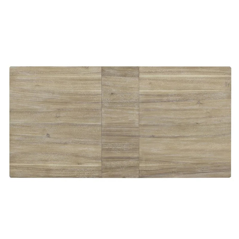 7 PCS Wooden Dining Table Set for 6 with Extendable Table