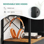 Moasis 7-drawer Dresser Media Console with Charging Station, Shelves