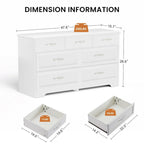 Modern 7 Drawers Dresser