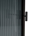 3-Tiers Coner Cabinet With Glass Door