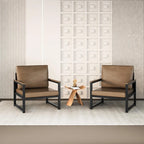 Mieres Single Lazy Boy Sofa Chair, Simple Modern Sofa Chair with Armrests for Living Room, Office, Bedroom, Beige/Khaki