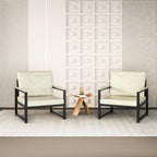 Mieres Single Lazy Boy Sofa Chair, Simple Modern Sofa Chair with Armrests for Living Room, Office, Bedroom, Beige/Khaki