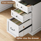 Executive Desk Drawers Home Office Desk Storage Cabinet