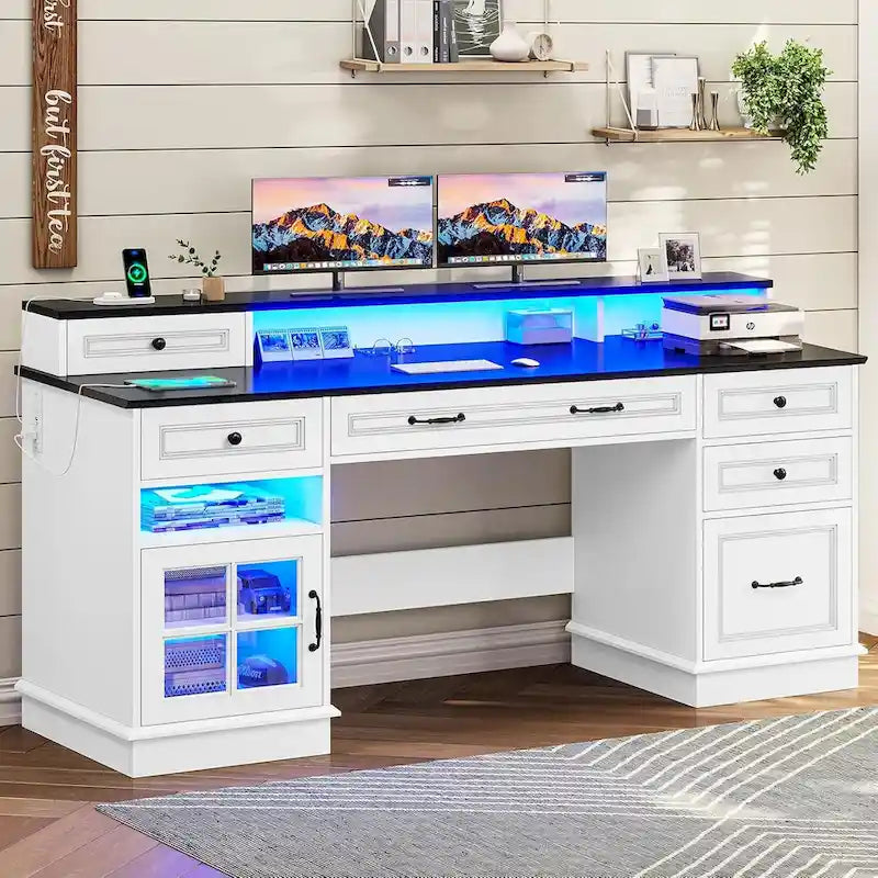 Executive Desk Drawers Home Office Desk Storage Cabinet