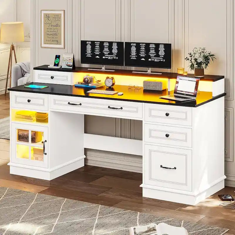 Executive Desk Drawers Home Office Desk Storage Cabinet