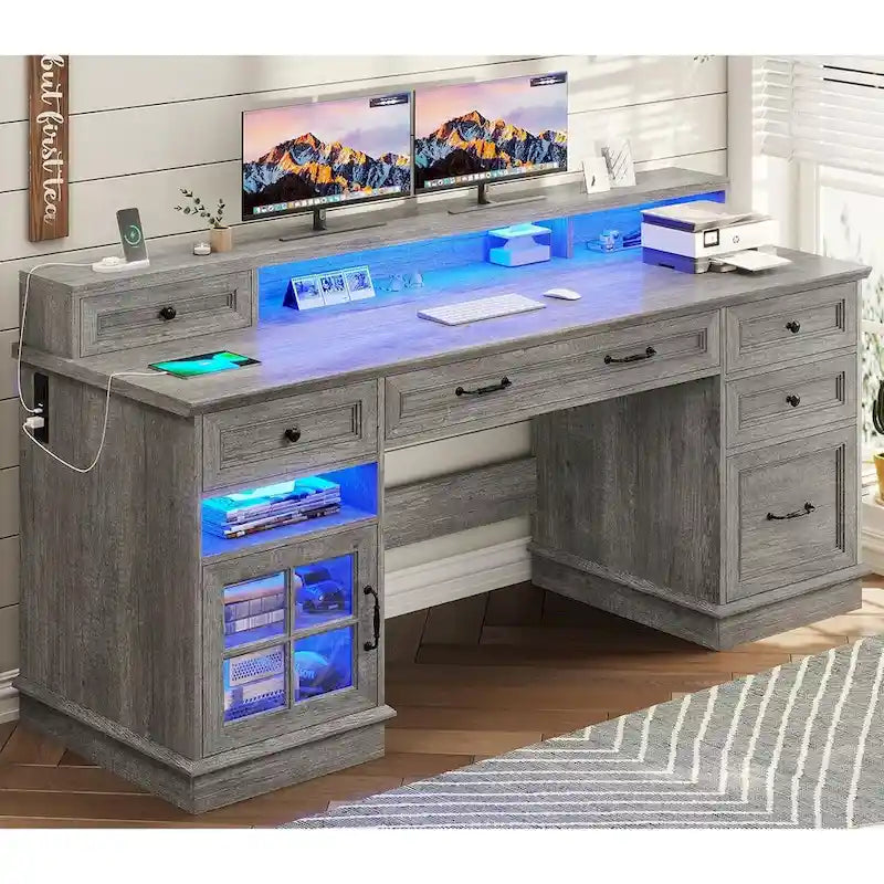 Executive Desk Drawers Home Office Desk Storage Cabinet