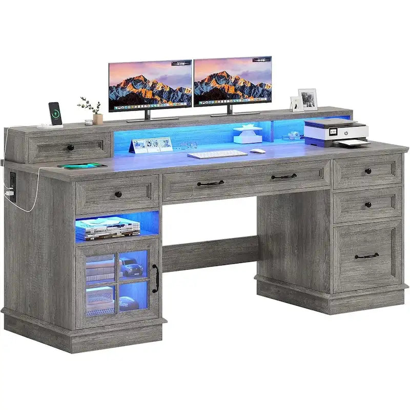 Executive Desk Drawers Home Office Desk Storage Cabinet