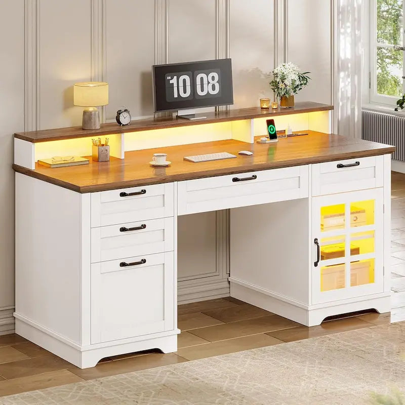 Executive Desk Drawers Home Office Desk Storage Cabinet