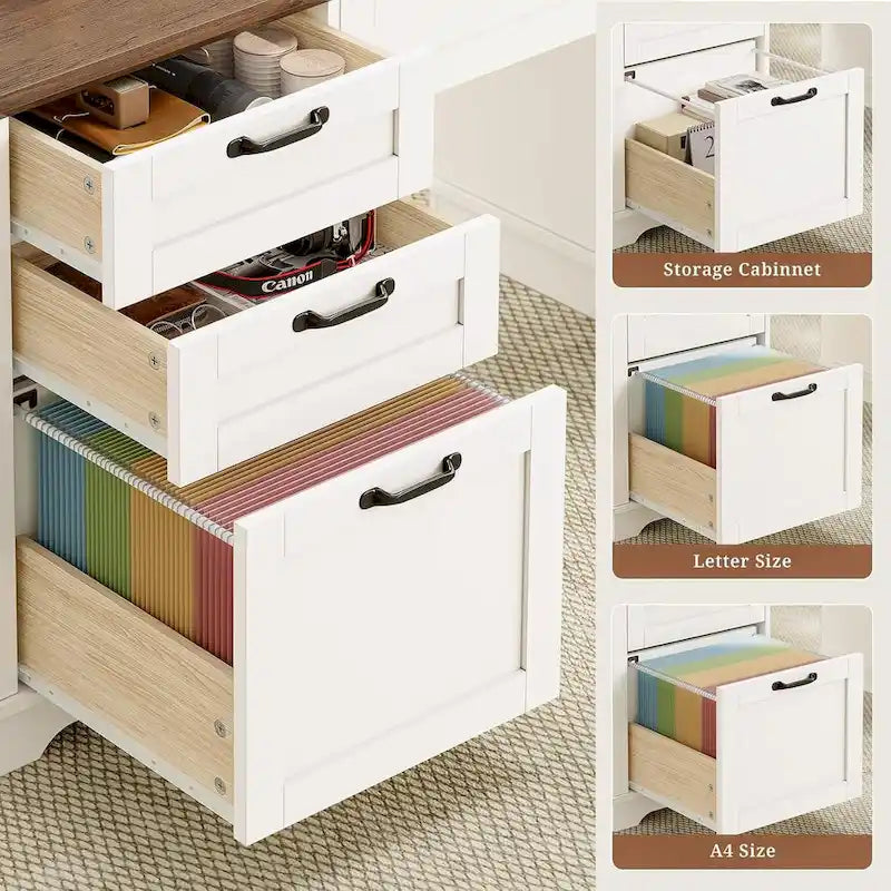 Executive Desk Drawers Home Office Desk Storage Cabinet