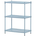 Design Ideas MeshWorks 3 Tier Full-Size Metal Storage Shelving Unit Rack, White - 12
