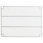 Design Ideas MeshWorks 3 Tier Full-Size Metal Storage Shelving Unit Rack, White - 12