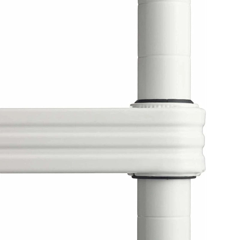 Design Ideas MeshWorks 3 Tier Full-Size Metal Storage Shelving Unit Rack, White - 12