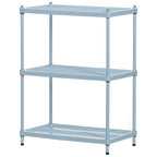 Design Ideas MeshWorks 3 Tier Full-Size Metal Storage Shelving Unit Rack, White - 12