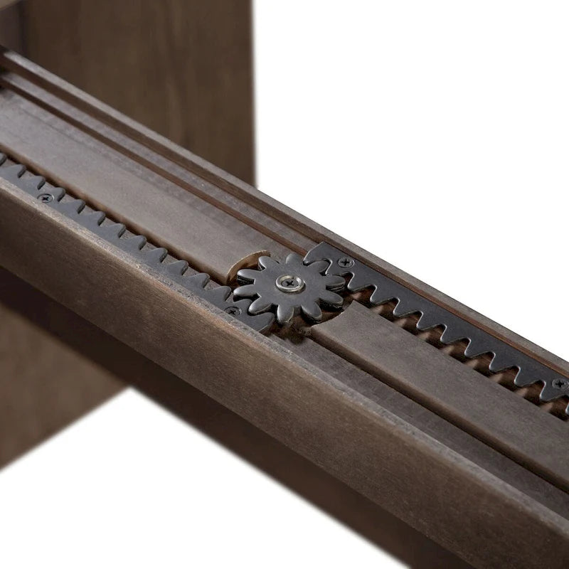 Furniture of America Liora Modern Solid Wood 7-Piece Expandable Dining Table Set