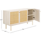 SAFAVIEH Home Aino 3 Door Sideboard/Media Stand - 54Wx19Dx30H