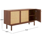 SAFAVIEH Home Aino 3 Door Sideboard/Media Stand - 54Wx19Dx30H