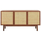 SAFAVIEH Home Aino 3 Door Sideboard/Media Stand - 54Wx19Dx30H