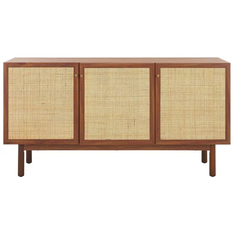 SAFAVIEH Home Aino 3 Door Sideboard/Media Stand - 54Wx19Dx30H
