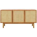 SAFAVIEH Home Aino 3 Door Sideboard/Media Stand - 54Wx19Dx30H