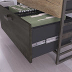 Lateral File Cabinet in Rustic Grey