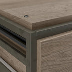 Lateral File Cabinet in Rustic Grey