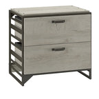 Lateral File Cabinet in Rustic Grey